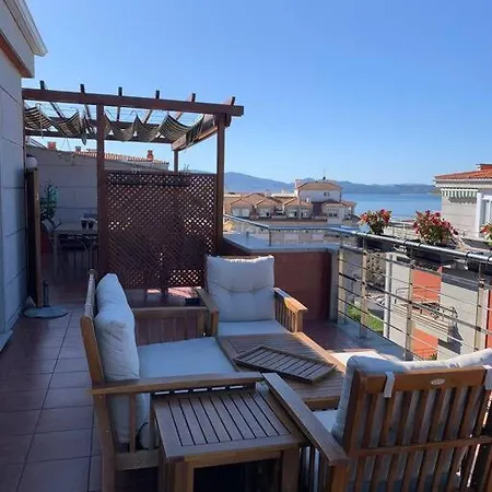 Atico Con Terraza Y Vistas Al Mar Sanxenxo